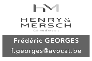Logo Henry & Mersch, cabinet d'avocats, Frédéric Georges, sponsor du Lions Club Liège Avenir